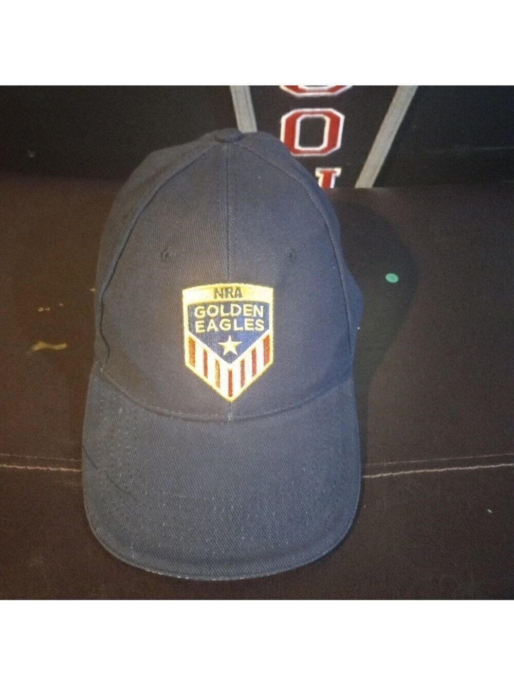 NRA Golden Eagles Blue Adjustable Fit Hap Cap
